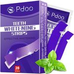 Purple Teeth Whitening Strips 14 Treatments - Enamel-Safe & No-Sensitivity & No-Slip Whitening Strips - Fast Teeth Whitening Result in 7 Days - Whitening Kit for Coffee, Wine Stains Removal