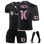 New Soccer Jersey Set #10 Youth Kids Trendy Football Fans Kit for Soccer Enthusiasts with Socks for Kids & Adult