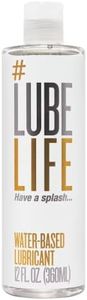 Lube Life Water-Based Personal Lubricant, Lube for Men, Women and Couples, Non-Staining, 12 Fl Oz