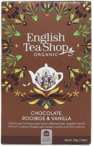 English Tea Shop Organic Cocoa Rooibos and Vanilla, 20 Teabags