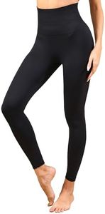 Activewear Thick High Waist Tummy Compression Slimming Body Leggings Pant, Black 1, X-Large