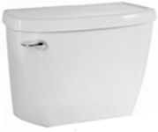 American Standard 4142.100.020 Cadet Flowise Right Height Elongated Pressure Assisted Two Piece Toilet with Bedpan Slots, White 14.25 x 9.00 x 20.50 inches