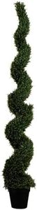 Nearly Natural 8ft. UV Resistant Artificial Rosemary Spiral Topiary Tree (Indoor/Outdoor)