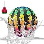 LLMSIX 9 Inch Swimming Pool Ball Underwater Diving Balls with Hose Adapter Swimming Pool Toys Ball Games for Passing Dribbling Diving Bouncing Beach Ball Games for Teens Adults