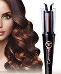 Urban yog MakeMeeBold Automatic Hair Curler| Easy Two-Way Curling Iron with 4 Temperature Settings | Anti-Scald Design, Quick Curls in 10-15 Min, Tangle-Free, Ceramic Coating, 360° Swivel Cord