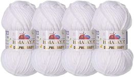 Himalaya Dolphin Baby (4-Pack) 4x100 gr Chenille Velvet Blanket amigurumi Yarn Super Bulky 524 yds (301)