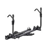 Yakima StageTwo 1.25 Inch Premium 4 Bike Tiered Adjustable Tray Hitch Bike Rack Accommodates 52 Inches Wheelbases with Remote Tilt Lever and SKS Locks