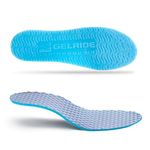 GELRIDE Safety Shoe Classic Insole for Shoe Insert for All Day Shock Absorption & Comfort for Safety Shoes - Made In India (Pack of 1 Pair, 9-12 UK)