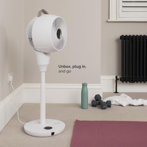 Meaco MeacoFan 1056P Pedestal Air Circulator – Quiet Oscillating Fan with Remote