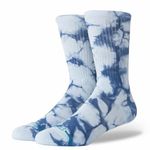 Stance Crew Socks - Tied Up, Ice Blue, Large