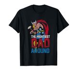 Marvel Thor Mightiest Dad Around Distressed Father's Day T-Shirt