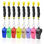 AMBITIONJUMP Whistle 8 Pack Plastic