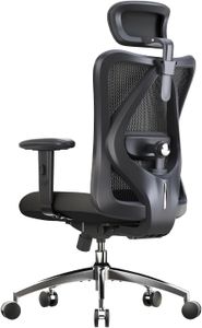 SIHOO Ergonomic Office Chair – Adjustable Headrest, Lumbar Support, High Back, Black