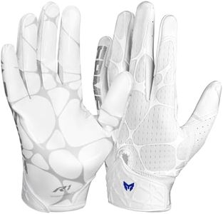 ermete R1 Football Gloves - Ultra Sticky Breathable Receiver Gloves Adult