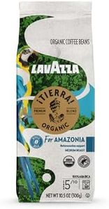 Lavazza ¡Tierra! Organic Amazonia Whole Bean Coffee Medium Roast, 10.5 Oz Bag