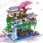 HSONLINE Cherry Blossom Bonsai Tree Building Sets for Adult,Micro Mini Building Blocks kit, 3320pcs Mini Bricks Chinese Famous Architecture Kits, Educational Toys Gift for Kids (Box Package)