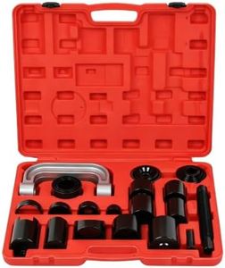 WINMAX TOOLS AUTOMOTIVE 21PCS Ball Joint Press Kit, Master Ball Joint Removal Tool, Brake Anchor Pin U Joint Ball Joint Press Tool for 2WD 4WD Cars