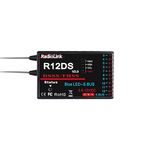 Radiolink R12DS 2.4GHz RC Receiver 12 Channels SBUS/PWM Long Range Control for Airplane, Aircraft Drone Jet RC Transmitter AT10II/AT10/AT9S Pro/AT9S/AT9