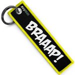 KEYTAILS Keychains, Premium Quality Key Tag for Motorcycle, Car, Scooter, ATV, UTV [Braaap!]