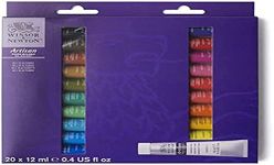 Winsor & Newton Artsan Water Mixable Oil Color Paint Set, 20x12ml