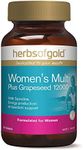 Herbs of Gold Women's Multi Plus Grapeseed 12000 90 Tablets, 90 count