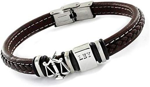 Promojoya Pulsera Hombres Eres Mi Abogado Favorito Plata y Cuero