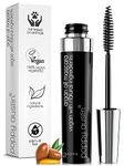 Poppy Austin - Vegan Mascara Black Volume And Length Waterproof - Gentle, Hypoallergenic Volumising Mascara, Organic & Cruelty Free All Natural Organic Mascara For Sensitive Eyes (8 Grams)