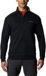 Columbia Men's Hart Mountain II Half Zip, Black, X-Large