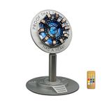 Arc Reactor Light, Rechargeable Superhero Lamp, Multi-Color Cute Table Decor, Gift for Him, Iron Tony Has A Heart(Touch/Remote)