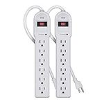 KMC 6-Outlet Surge Protector Power 