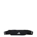 adidas Unisex's Running Belt Waist Bag Pack, Black/Reflective Silver, One Size