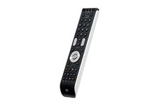 One For All Essence 2 Universal remote control - Perfect replacement remote for 2 devices: TV and STB (Freeview/Sat/Cable) – Guaranteed to work all brands – Black – URC 7120