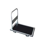 Bulldozer Foldable Trolley, Heavy Duty, Folding, Platform Trolley, Truck, Trolley, Rubber Edges, Two Castor Wheels, Two Swivel Wheels, Folding Handle, Domestic, Commercial, 150kg (82x73.5x47.5cm)