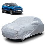 Autofy 100% Waterproof Car Cover SilverTech Fabric for Tata Punch [Year 2021 Onwards] - Dust & UV Proof Car Cover with Soft Cotton Flock Layer Inside for Paint Protection