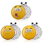 TAMUNI 3 PCS Golf Ball Markers - Unique Ball Marker Set - Stand Out on The Golf Course Premium Golf Accessories for Men and Women