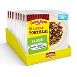 Old El Paso Large Super Soft Flour Tortillas 350g (Pack of 12)