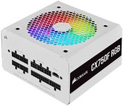 Corsair CX750F RGB White, 750 Watt, 80 Plus Bronze, Fully Modular RGB White PSU