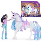 Unicorn Academy, Layla & Glacier Set with 2 Riding Accessories & Hair Styling Tool, Dolls & Unicorn Toys for Girls Ages 4 and up