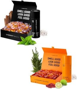 Laundry Sauce - 02 Sets of Luxury Scented Laundry Detergent Pods & Scent Booster Bundle (Australian Sandalwood and Italian Bergamot), Premium Laundry Washing Pods with High-End, Sophisticated Fragranc