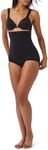 SPANX Shapewear for Women Tummy Control High-Waisted Power Panties (Regular and Plus Size) Very Black LG