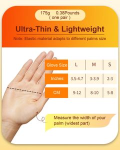 UNCN Heated Fingerless Gloves, Medium – Rechargeable Winter Hand Warmers