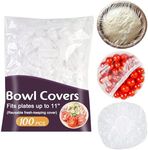 100Pcs Bowl Covers Bread Proofing - Large Plastic Wrap for Food Sourdough Bread Baking Bread Rising Elastic Reusable Plate Covers Outdoor Indoor Picnic Food Fresh Keeping Bags