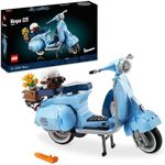 LEGO Icons Vespa 125 10298 Scooter, Vintage Italian Iconic Model Building Kit, Display Collection Décor Set for Adults, Relaxing Creative Hobbies Idea