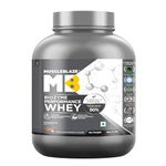 MuscleBlaze Biozyme Performance Whey Protein Powder, Chocolate Hazelnut (2kg / 4.4lbs) | 25g Protein Per Scoop | Clinically Tested 50% Higher Protein Absorption