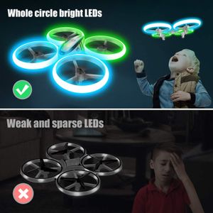 AVIALOGIC Q9 Kids Drone – Blue Green, Beginner Friendly Quadcopter