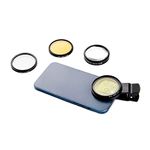 Orphek Aquarium LED lighting Extra Wide Coral Lens – Kit for DSRL 52mm and All Smartphones 4 Included: Macro, CPL Polarized, 15,000k Orange, 20,000k Yellow Made of Glass Better Photography!