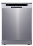 Cookology CFSD613SS 60cm Wide Freestanding Full Size Undercounter Dishwasher, 6 Programme Settings with Eco Mode, 13 Place Settings - in Stainless Steel