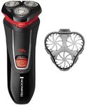 Remington R4 Men's Electric Shaver (Cordless, Dry Shave, Rotary Shaver, Dual-Track Blades, Pivoting Neck, Pop-up Detail Trimmer, 3-Day Stubble Styler Guard, 40-Minute Usage, 16-Hour Charge) R4001