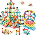 ARIZON Magnetic Building Sticks Blocks Kids Toys, Learning Sticks and Balls, Activities Toys for Toddlers, Educational Magnet Building Blocks,Toys for 3+ Year Old Gifts (42 Pcs Magnetic Stick Block)