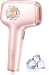 INNZA IPL Hair Removal Device with Ice Cooling Function,999999 Flashes 9 Level Painless Long Lasting Hair Remover System for Facial,Bikini,Body (Rose Gold)
